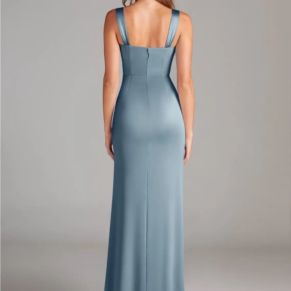 Azazie Dusty Blue Bridesmaid/Evening Dress - Picture 2 of 4